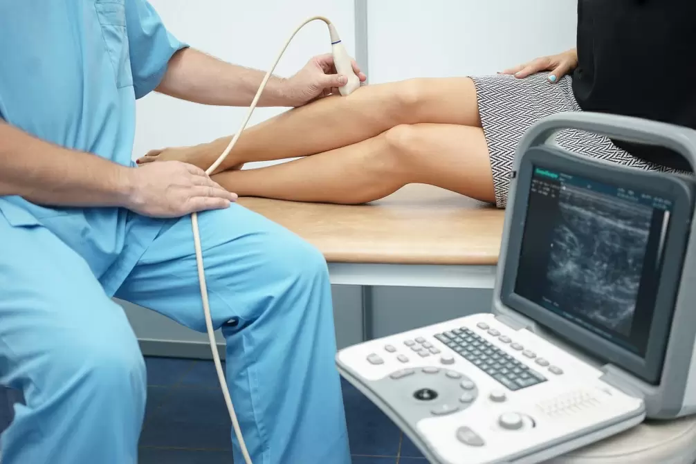 diagnostic échographique des varices sur les jambes